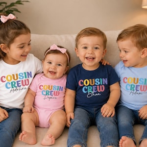 Cousin Crew Shirt Matching Cousins Shirt Cousin Squad Shirt, Cousin Reunion Shirt Cousin Announcement, Big Cousin Shirt, Little Cousin Shirt