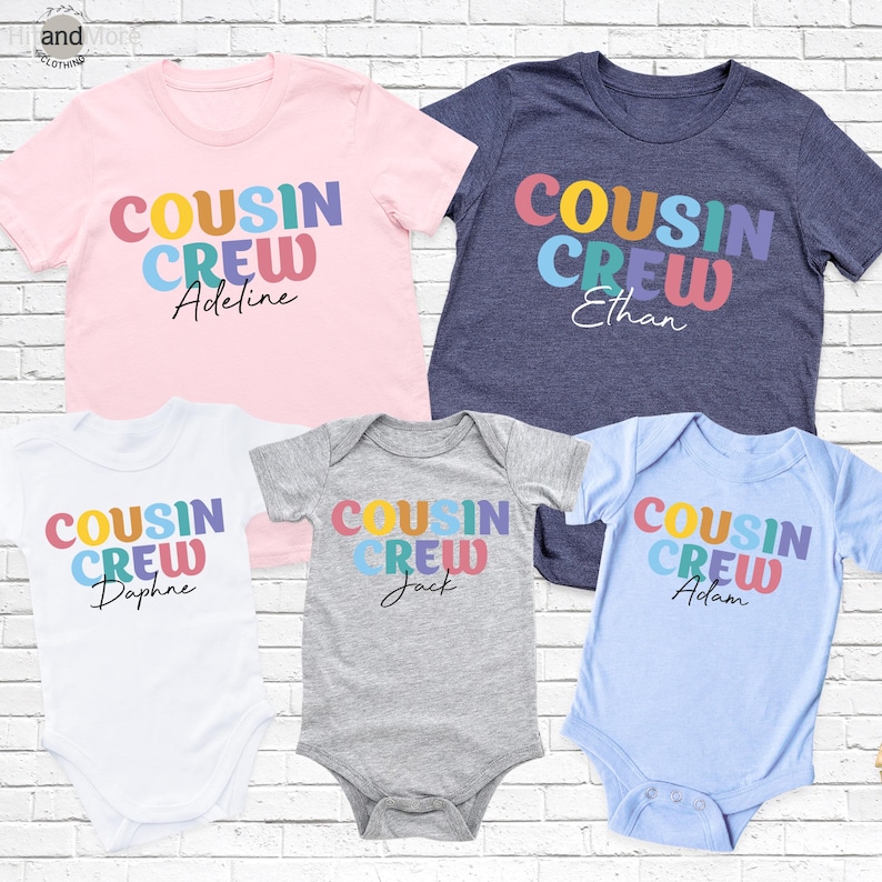 Cousin Crew Shirt Matching Cousins Shirt Cousin Squad Shirt, Cousin Reunion Shirt Cousin Announcement, Big Cousin Shirt, Little Cousin Shirt