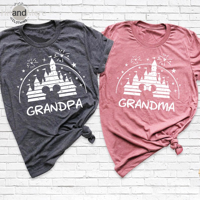 Disney Grandparent Shirts, Disneyland Grandma Shirt, Disney Grammy Shirt, Papa Mickey Shirt, Mimi Minnie Tshirt, Gigi Disney Grandpa Shirt