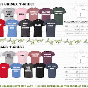 a t - shirt size guide for a youth's t - shirt