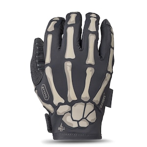 Reaper Grey Skeleton Gloves - Thin and Lightweight for Airsoft, Paintball, Cycling, Motorcycle, Multipurpose