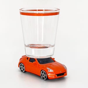 the Original Hot Shot shot glass, 2009 Nissan 370Z, Orange, Shot Glass