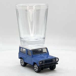 The ORIGINAL Hot Shot, Shot Glass, Land Rover Ninety, Diecast car