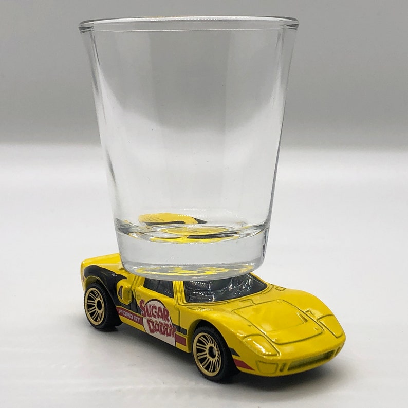 Sugar Daddy The ORIGINAL Hot Shot shot glass Matchbox car Ford GT-40