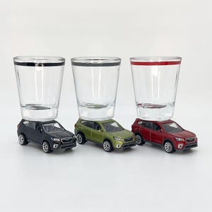 The ORIGINAL Hot Shot, Shot Glass, You Choose! 2019 Subaru Forester Shot Glasses, Die Cast Cars