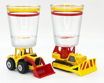 the Original Hot Shot shot glass, Construction Vehicles, Tractor Shovel & Bulldozer, Matchbox Vehicles