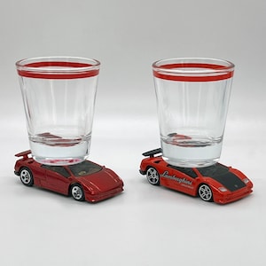 The ORIGINAL Hot Shot Shot Glass, Lamborghini Diablos, You Choose, Hot Wheel cars, Lamborghini Lover, Collector
