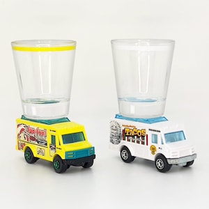 the Original Hot Shot shot glass, Food Trucks, You Choose- Taco Truck, Sushi Truck, Diecast Cars