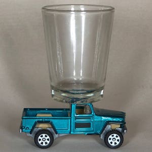 The ORIGINAL Hot Shot, Shot Glass, Jeep Willys 4x4, Die Cast Car