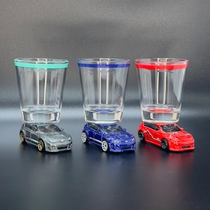 the Original Hot Shot shot glass, You Choose- 2021 Subaru WRX-STI Shot Glass, Die Cast Cars