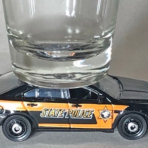L'ORIGINALE Hot Shot, Shot Glass, Polizia, Ford Police Interceptor, Polizia di Stato, Auto pressofusa