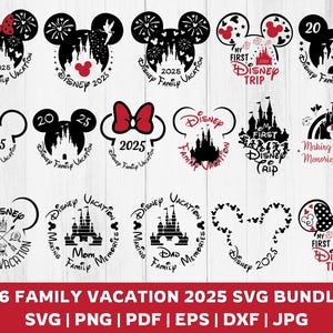 Family Trip 2025 Png/Svg, Family Vacation 2025 Png, Magical Kingdom 2025 Png, Friend Squad Png, Family Trip Sublimation,Vacay Mode Png,