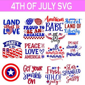 4 de julio Paquete Png-Svg,Png Patriótico,Día de la Independencia SVG,América svg,Bandera de EE.UU. svg,Cut File Cricut.