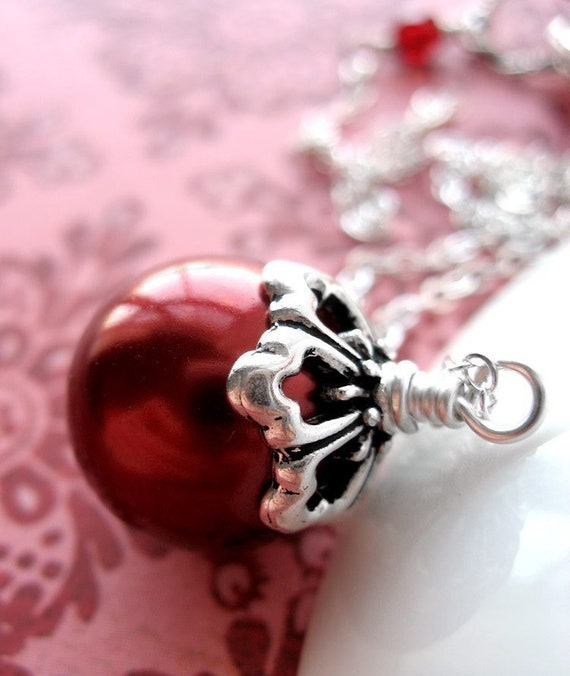 Cranberry sale pearl necklace
