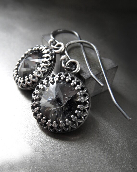 Black formal sale earrings