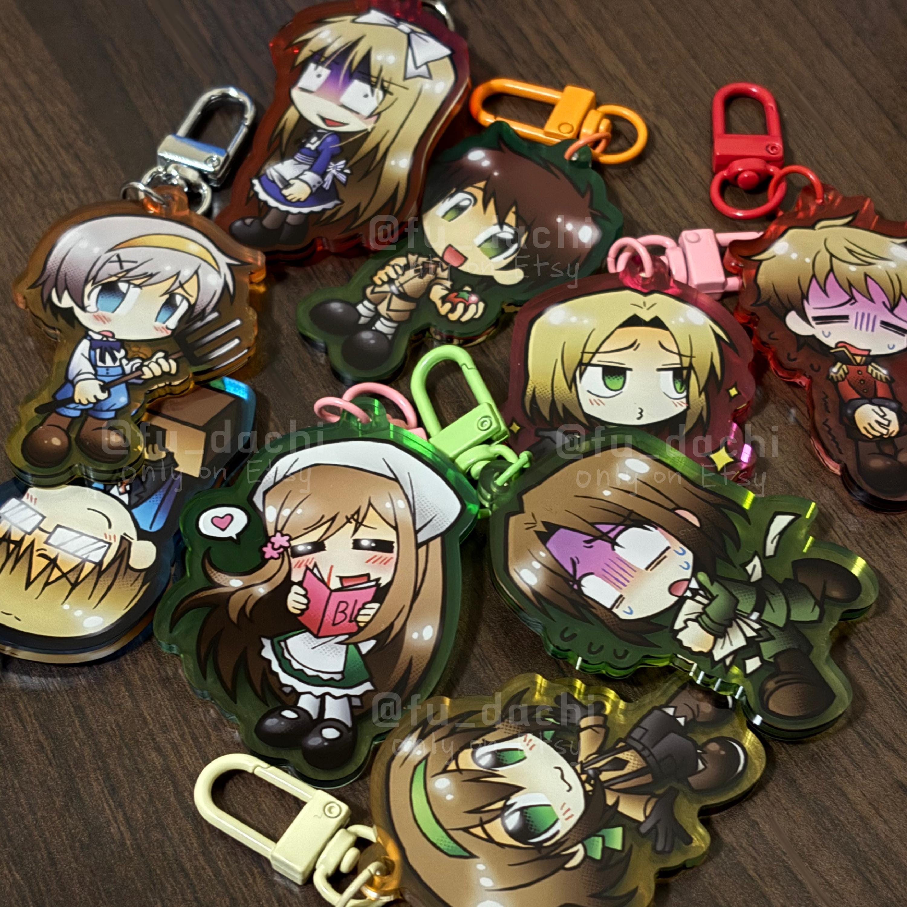 Hetalia Keychain Series [APH] - Etsy