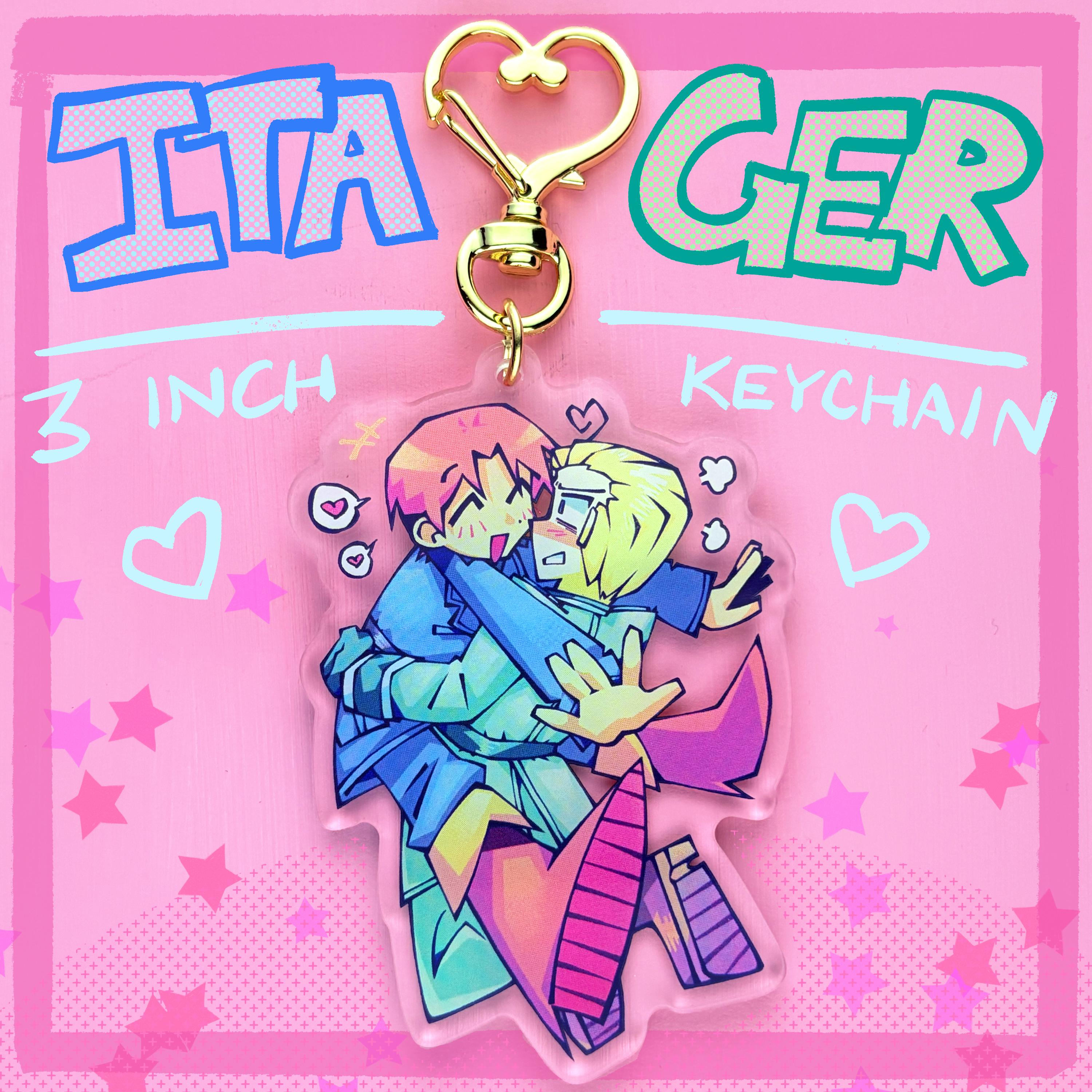 Itager Keychain [HETALIA] - Etsy