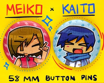 Vocaloid KAITO Official Badge Pin - Etsy