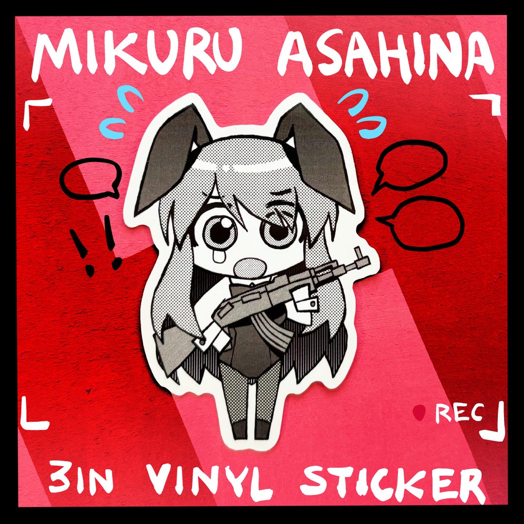 Mikuru Asahina Sticker [HARUHI SUZUMIYA] - Etsy