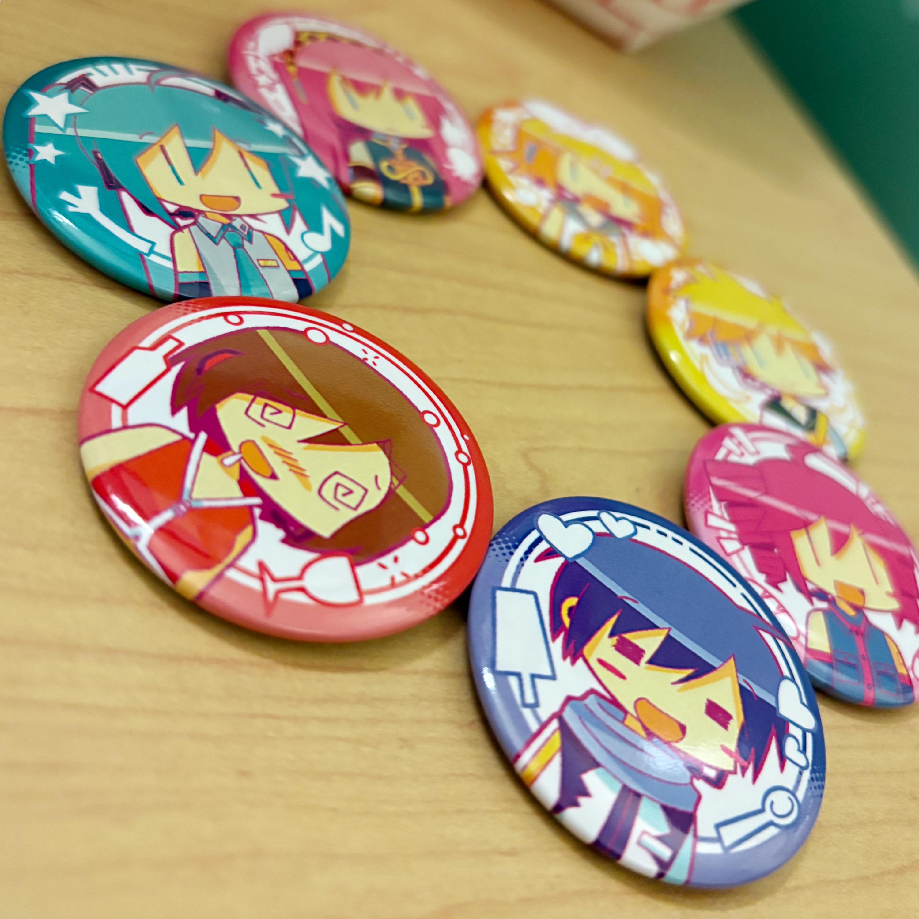Vocaloid/ Vocal Synthisizer Button Pins [VOCALOID] - Etsy