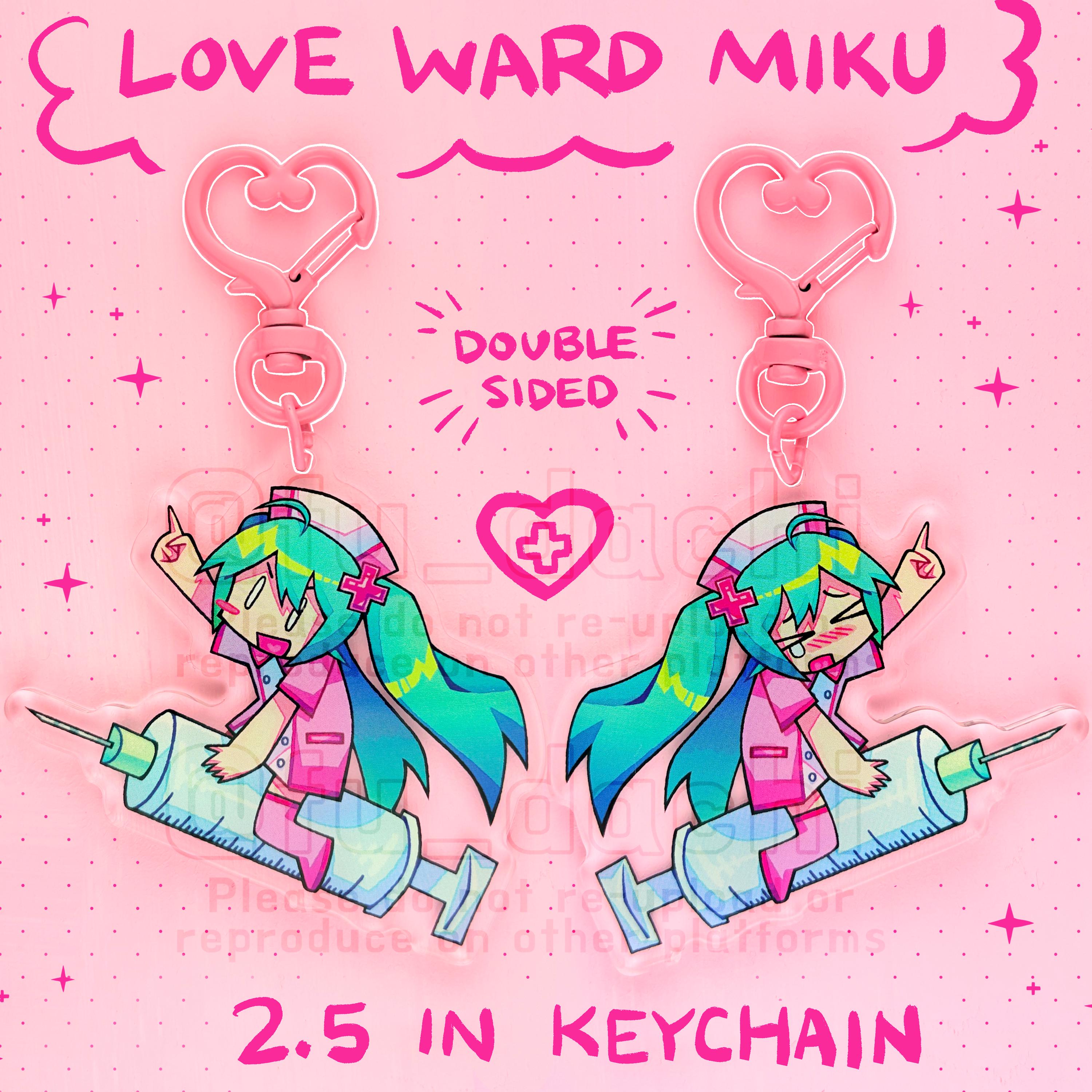 Love Ward Nurse Hatsune Miku Keychain [VOCALOID] - Etsy