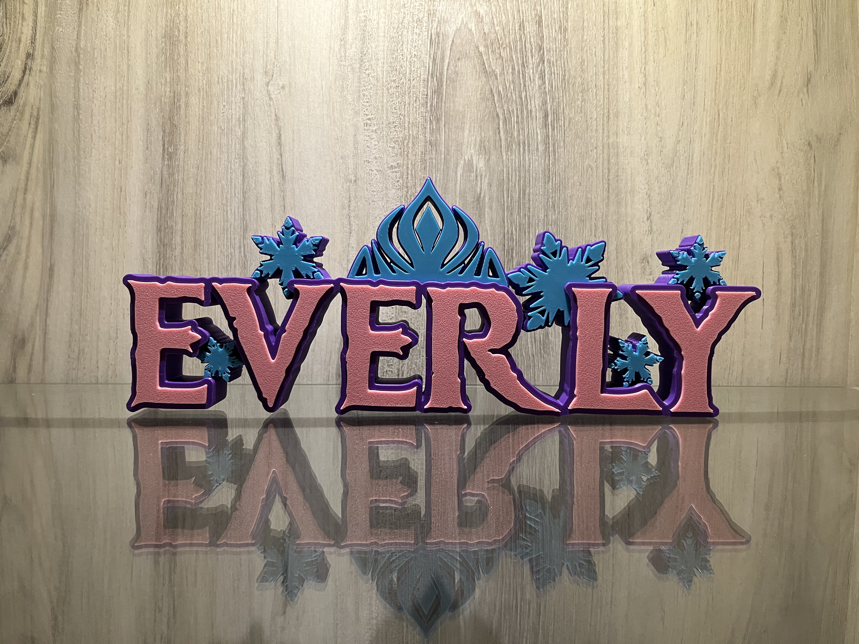 Frozan Name Custom Disney Style Frozen Name Plate Custom Sign Frozen Personalized ...