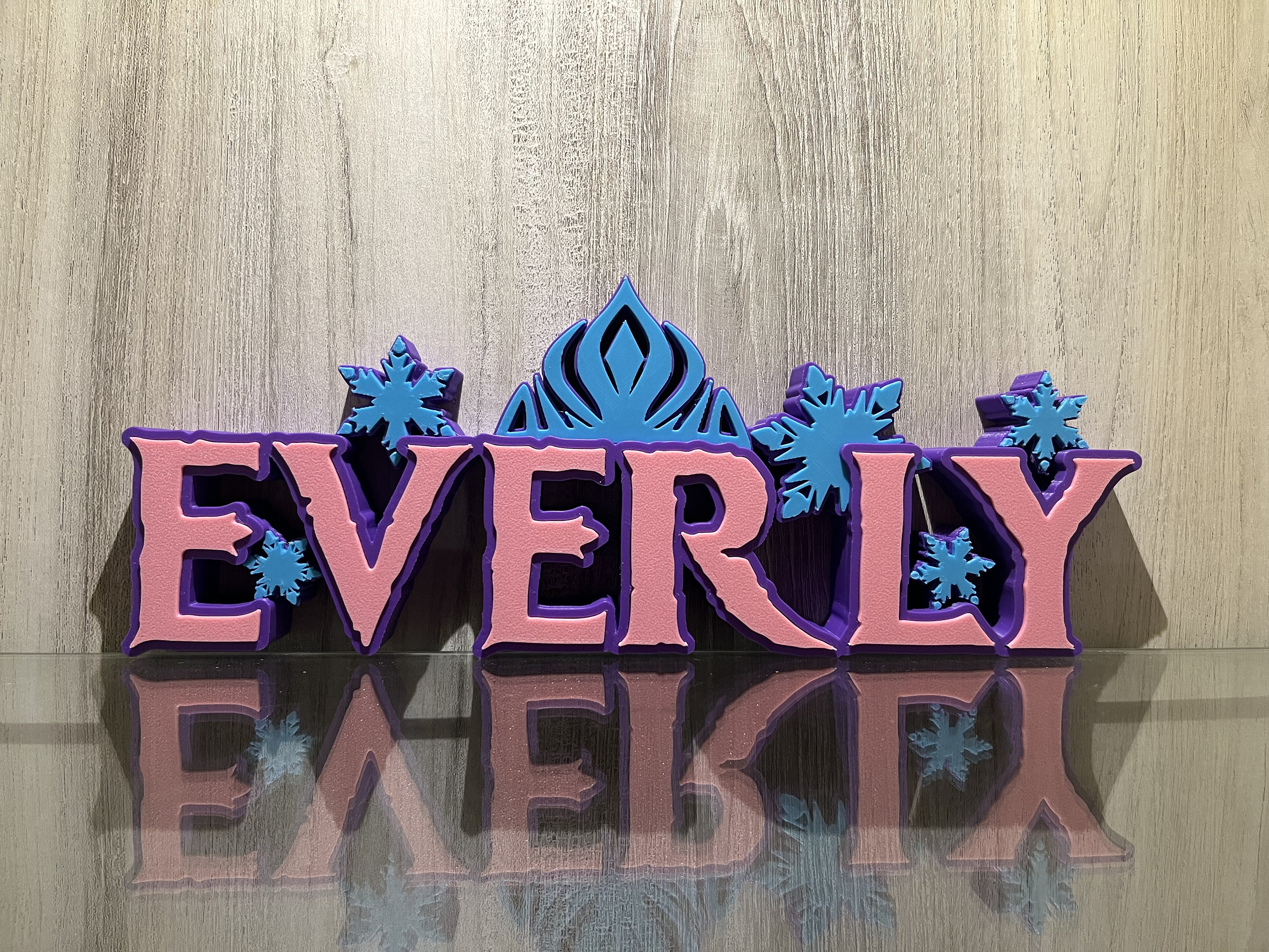 Frozan Name Custom Disney Style Frozen Name Plate Custom Sign Frozen Personalized ...