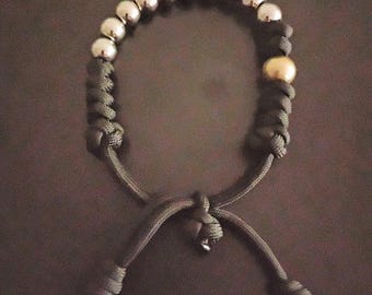 Bracciale rosario in paracord