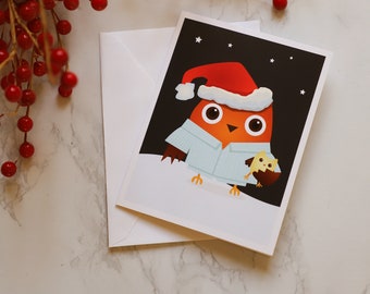 Little Hoo Christmas Cards Set of 4