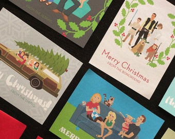 50 SAJ style Holiday Cards!