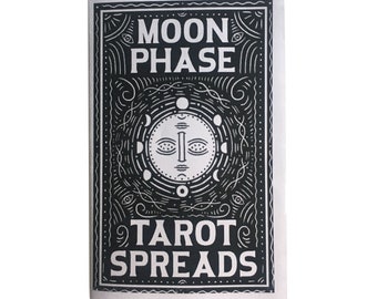 Moon Phase Tarot Spreads / Digital Download / Printable Zine / Lunar Seasonal Astrology