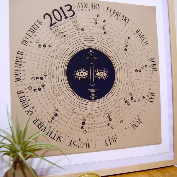 2013 Circular Lunar Calendar- SALE (Last Remaining Copies)