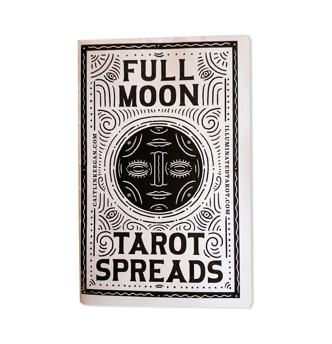 Printable Zine / Full Moon Tarot Spreads / Digital Download - Etsy