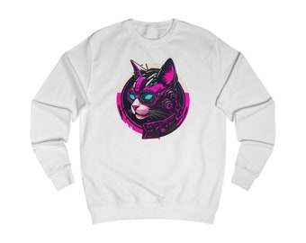 Cyberpunk Katze Unisex Sweatshirt