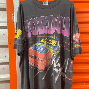 Vintage Jeff Gordon Racing T-Shirt 1994 AOP