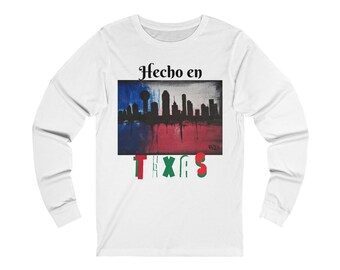 Unisex Jersey Long Sleeve Tee hecho en texas