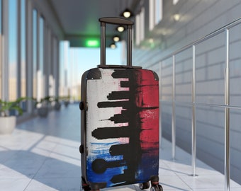 Suitcase DALLAS Texas Skyline