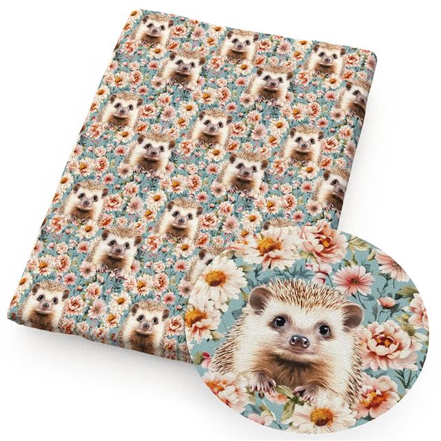 sweet hedgehogs 8 fabric by the yard