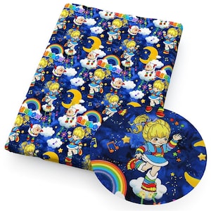Tissu arc-en-ciel pour filles par mètre (choisissez votre préféré)