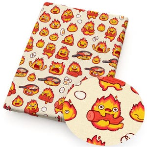 calcifer 2 fabric by the yard