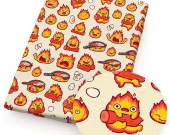 calcifer 2 fabric by the yard