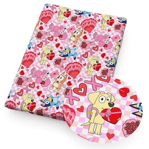 xoxo Hunde Stoff Meterware