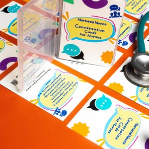 Nursing Conversation Game Cards to foster connections & gain new insight to enhance professional development and nursing practice.