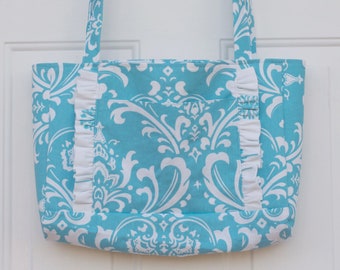 Marietta Tote Bag - Easy Bag Sewing Pattern Instant Download - makes a great purse, laptop, or beach / pool bag