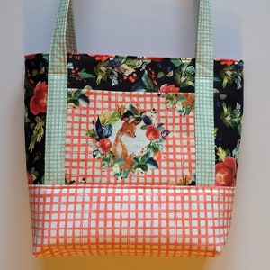 Basic Tote Bag Sewing Pattern PDF by Aivilo Charlotte Designs