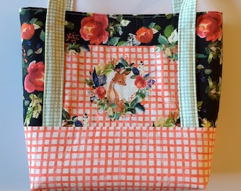 Basic Tote Bag PDF Sewing Pattern - DIY Purse Tutorial