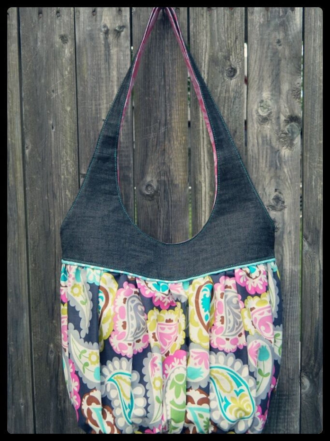 Swoop Bag Pattern Scoop Tote Bag - Easy Pdf Purse Sewing Pattern - Stripwork Tote With ...