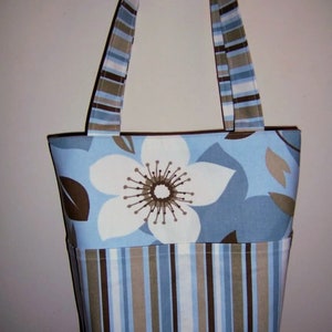 Pocket Tote Bag PDF Sewing Pattern - 4 Sizes to Make - Customize Your ...