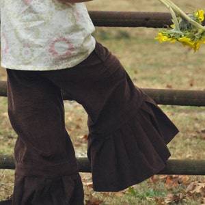 PDF Sewing Pattern - Ruffle Pants With Pleated or Bias Trimmed Double ...