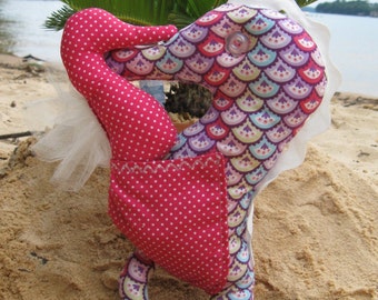 Seahorse Family -  3 sizes to make - easy to follow pdf sewing pattern - lovey stuffed toy - Instant Download